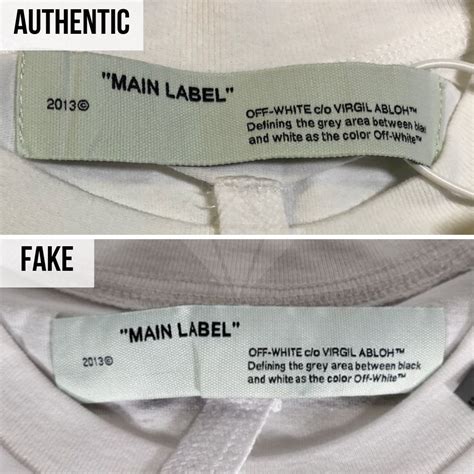 fake off white bags|false off white t shirt tag.